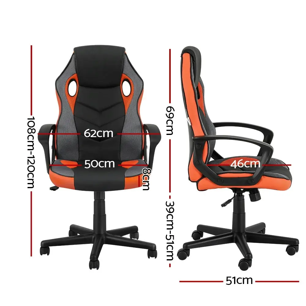 Artiss Gaming Office Chair Computer Chairs Orange