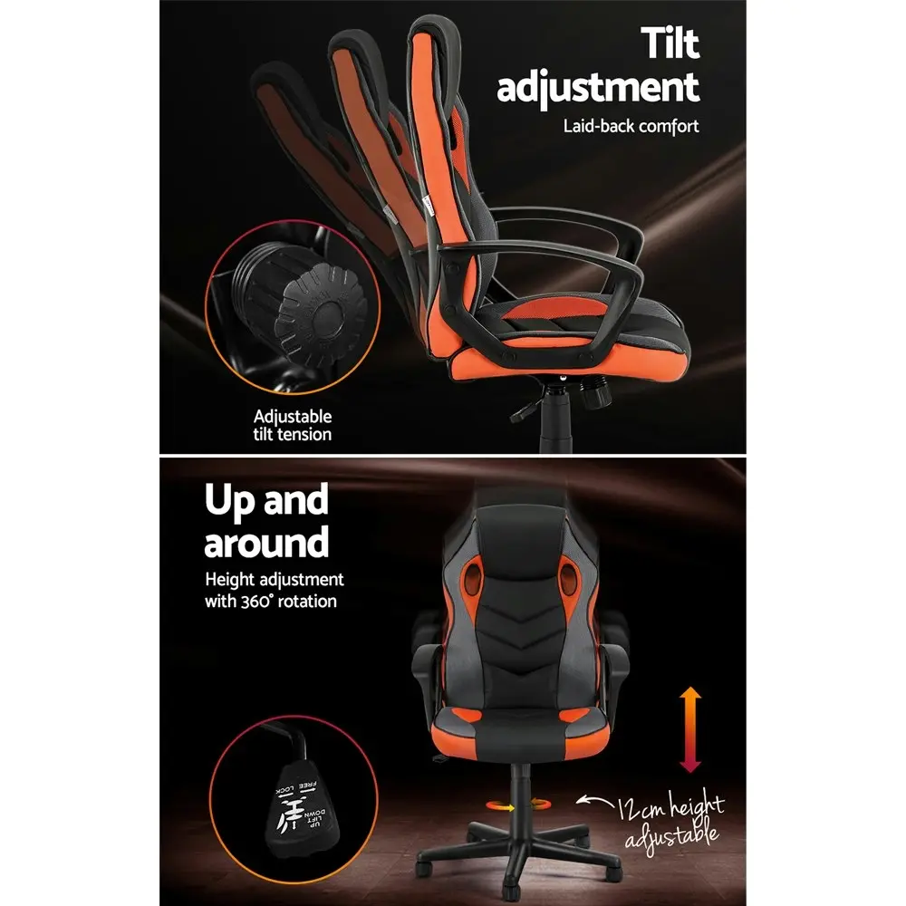 Artiss Gaming Office Chair Computer Chairs Orange