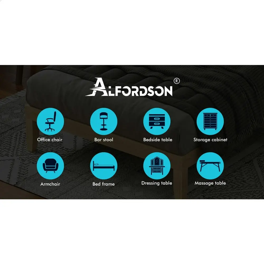 Alfordson Mattress Platform Wooden Bed Frame Single