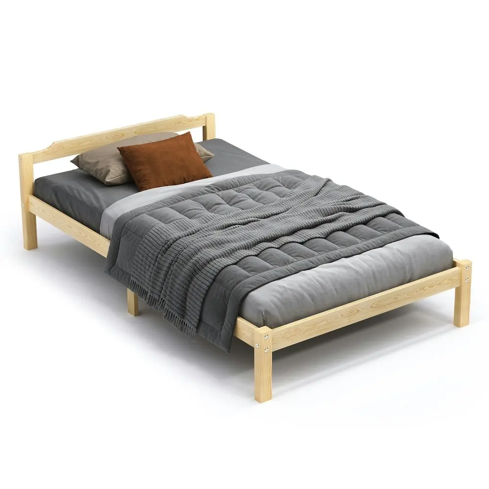 Alfordson Bed Frame Single Size Wooden Base