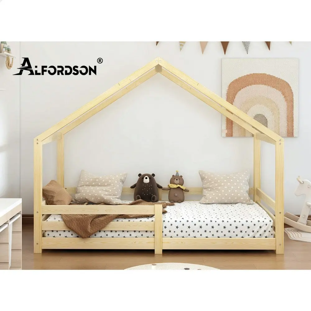 Alfordson Bed Frame Wooden Mattress Base Single Nellie