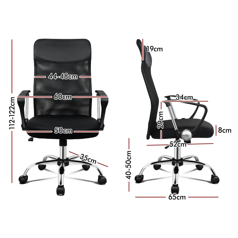 Alfordson High Back Ergonomic Mesh Office Chair Black