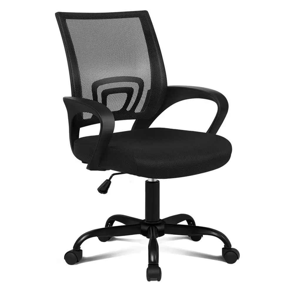 Alfordson Mid Back Mesh Office Chair All Black