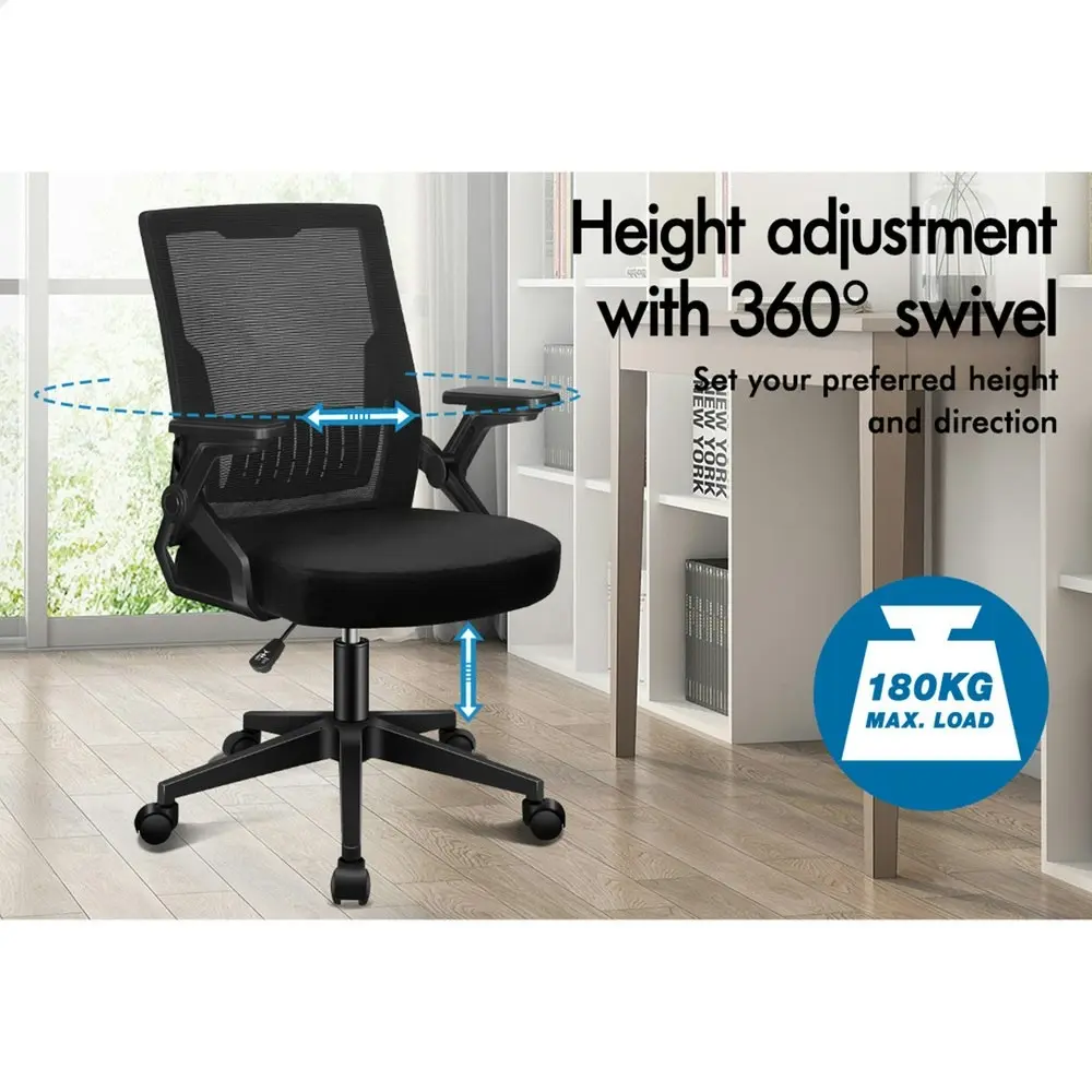 Alfordson Mesh Computer Work Office Chair Black