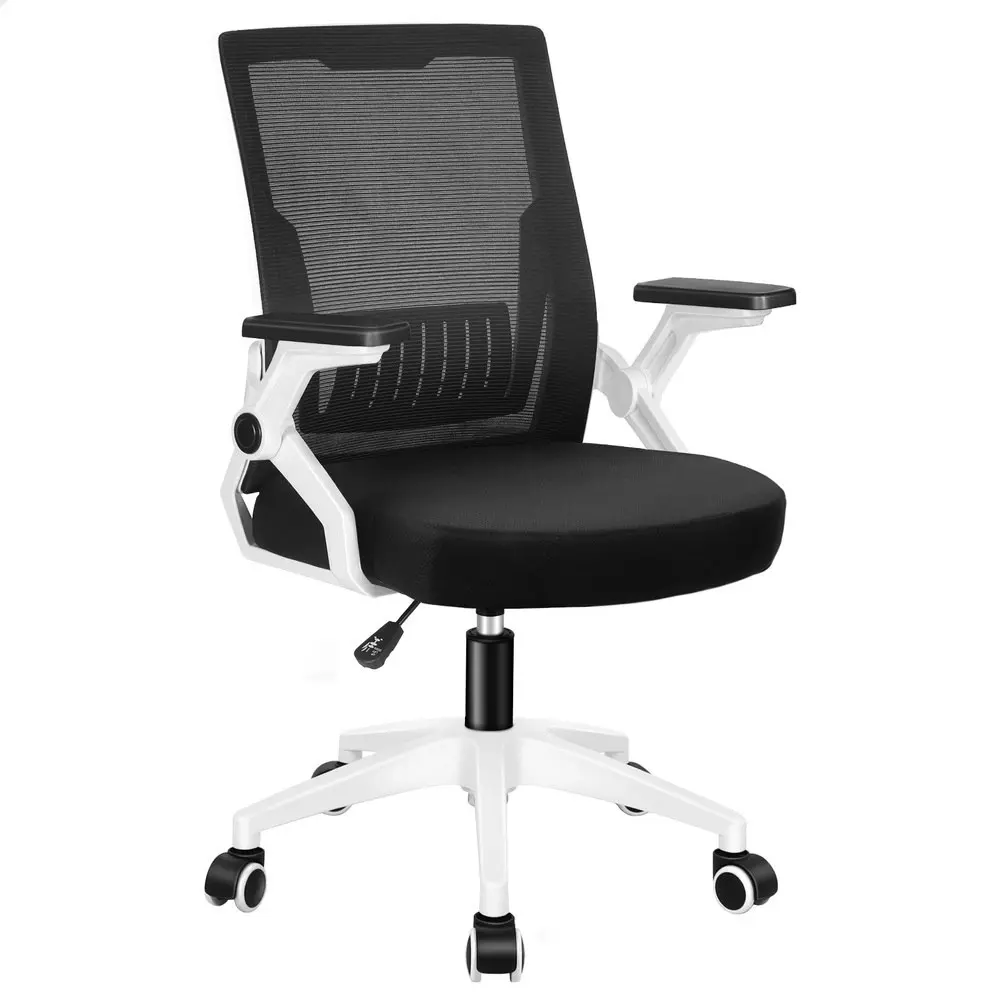 Alfordson Mesh Computer Work Office Chair Black White