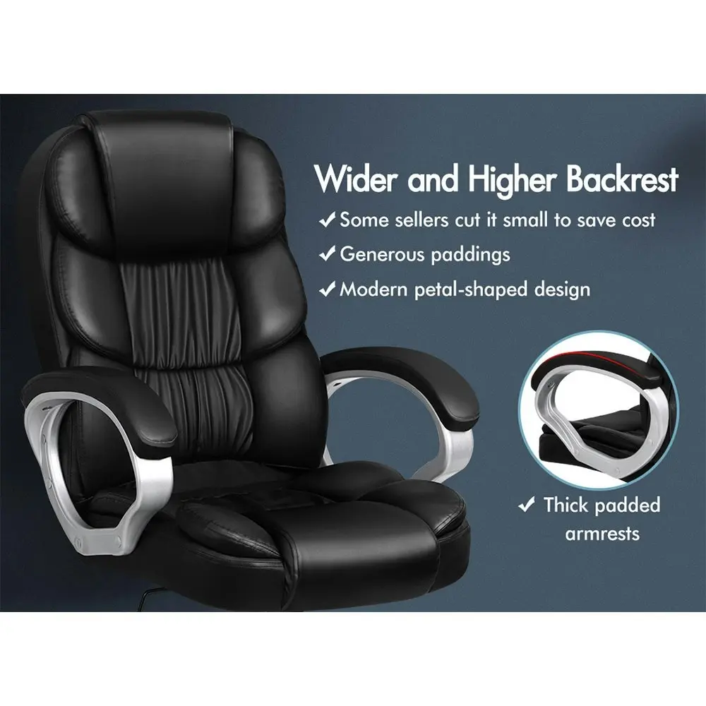 Alfordson Office Chair Upgraded Armrests Alpha Black