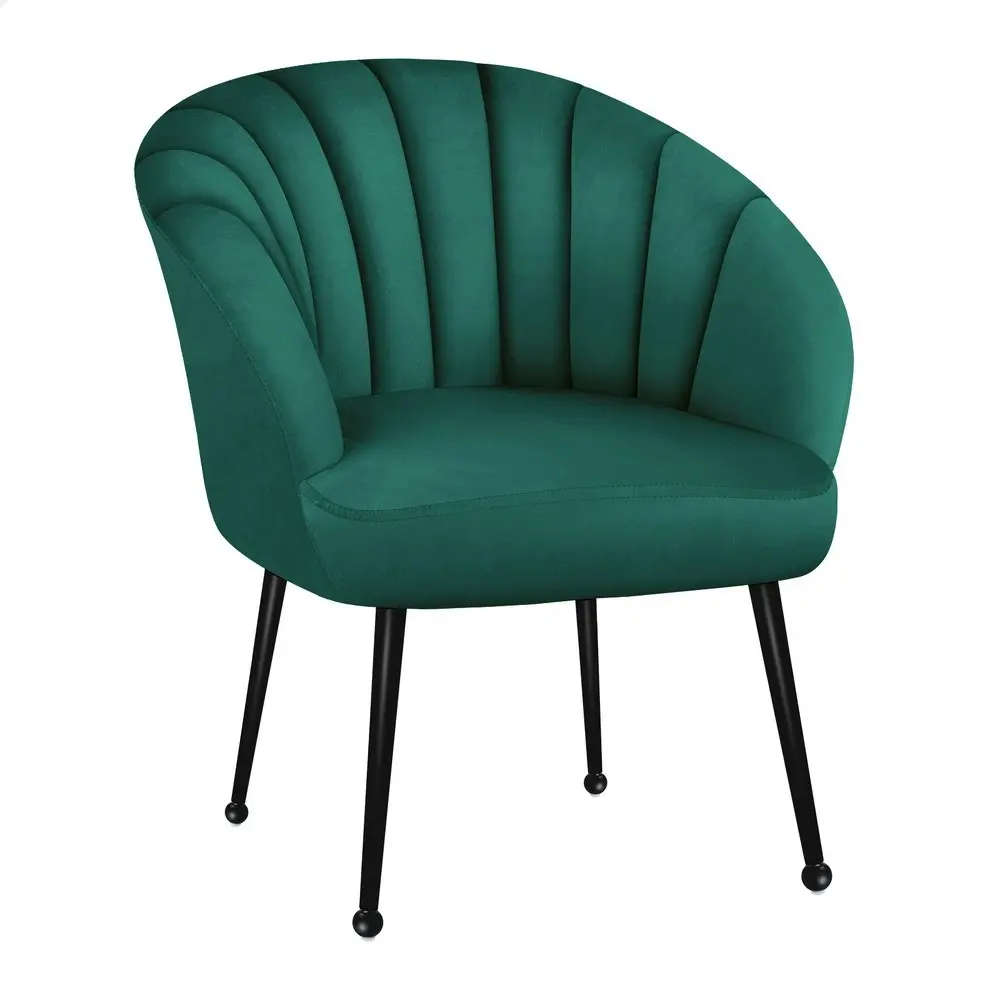 Alfordson Armchair Lounge Accent Chair Velvet Green