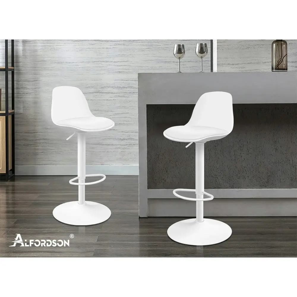 Alfordson Bar Stools White X2