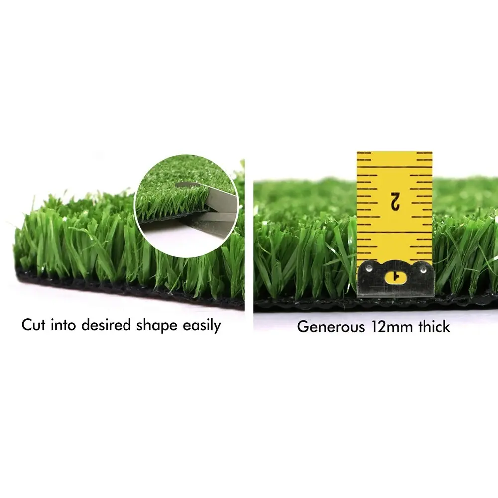 Otanic Artificial Grass 12mm 2x10m Synthetic Turf Fake Yarn Lawn