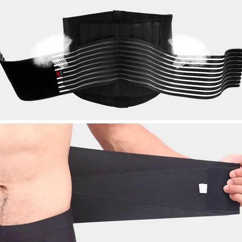 Lumbar Lower Back Support Belt Brace Strap Pain Relief Posture Waist Trimmer Au