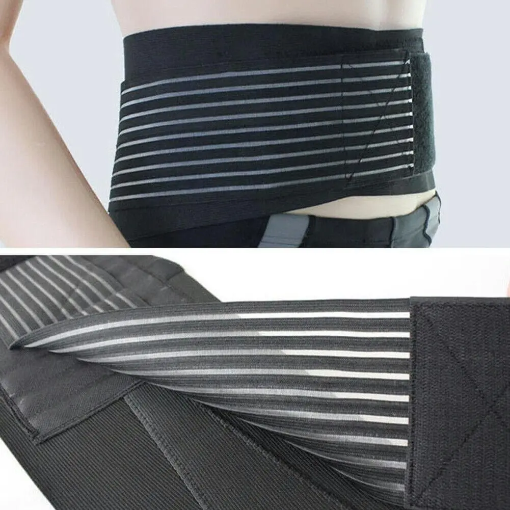 Lumbar Lower Back Support Belt Brace Strap Pain Relief Posture Waist Trimmer Au