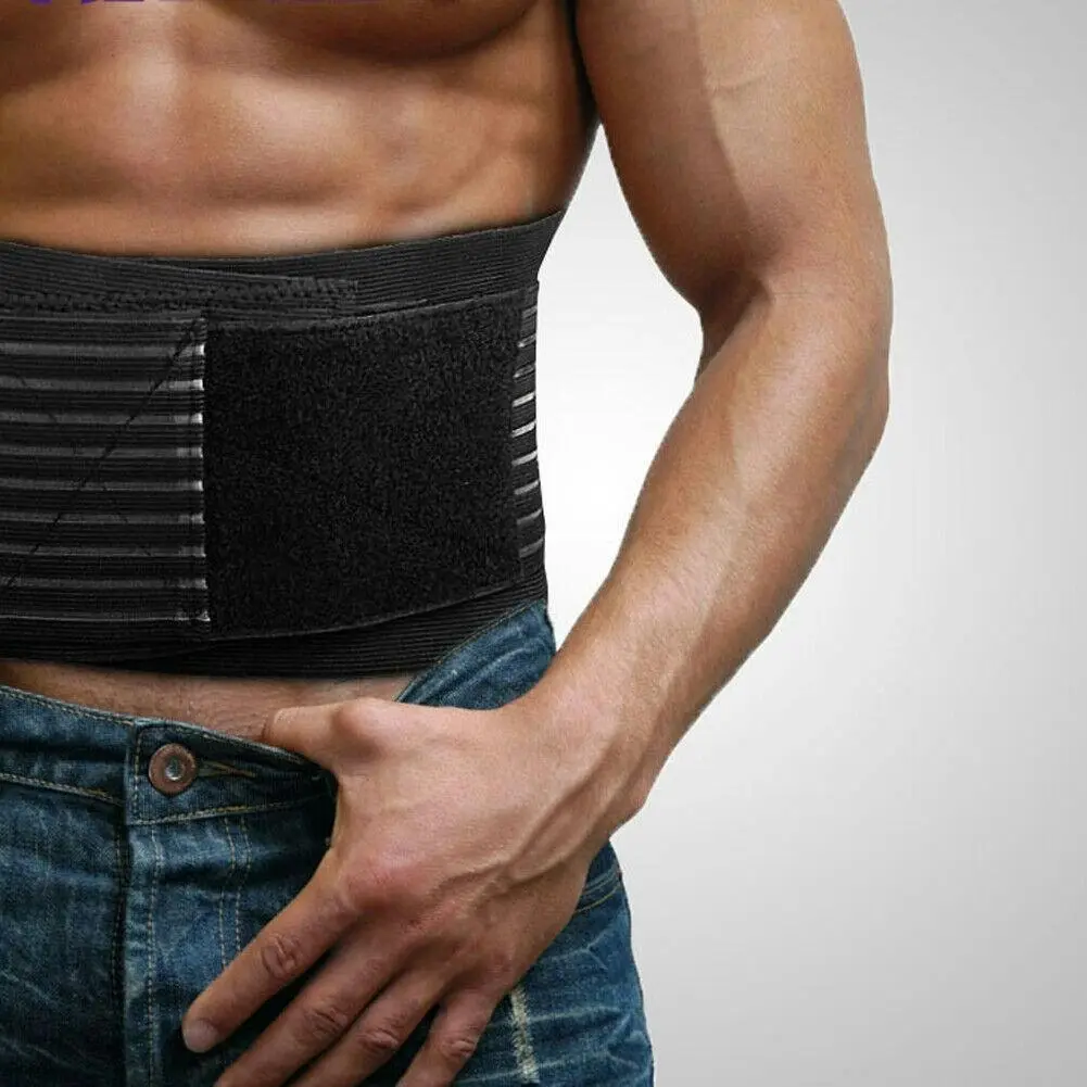 Lumbar Lower Back Support Belt Brace Strap Pain Relief Posture Waist Trimmer Au