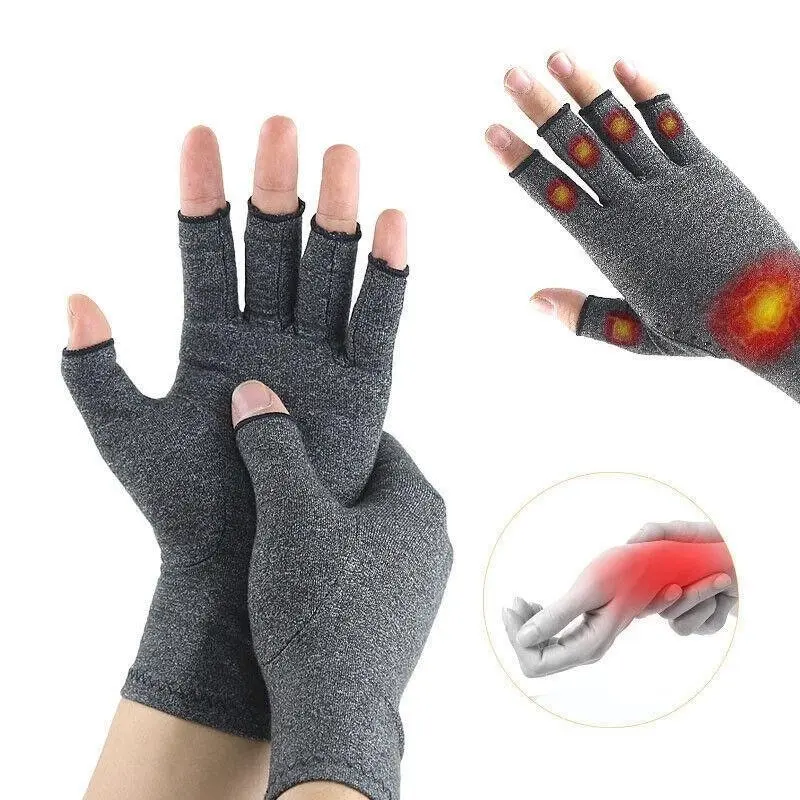 Arthritis Gloves Compression Joint Finger Pain Relief Hand Wrist Support Brace