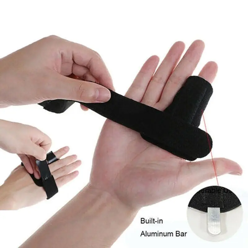 Adjustable Finger Splint Brace Trigger Finger Support Fracture Fix Pain Reliefau