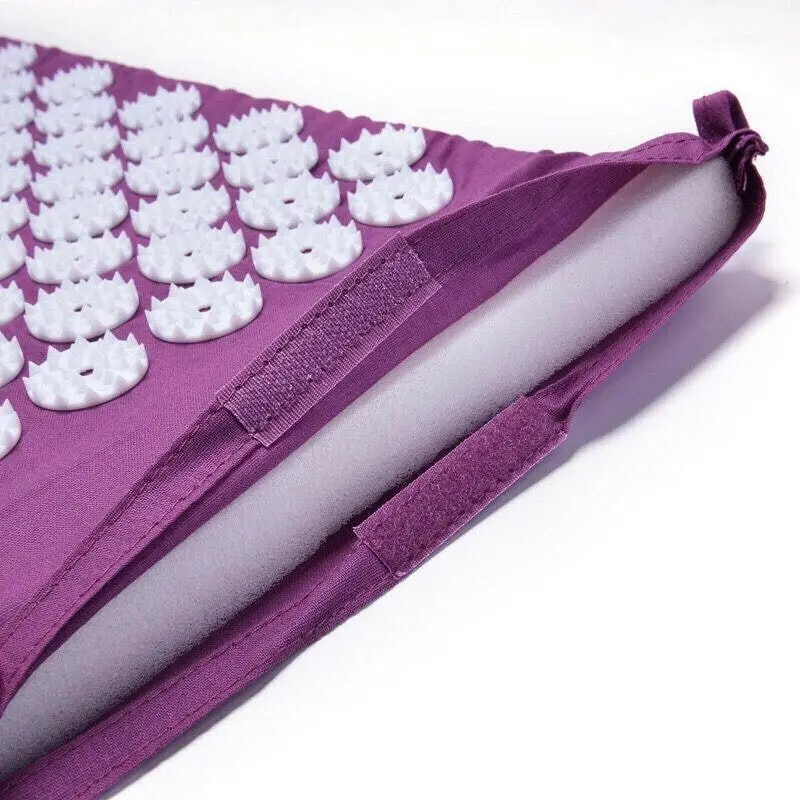 Acupressure Mat Yoga Massage Shakti Sit Lying Mats Pillow Pain Stress Pain Relax