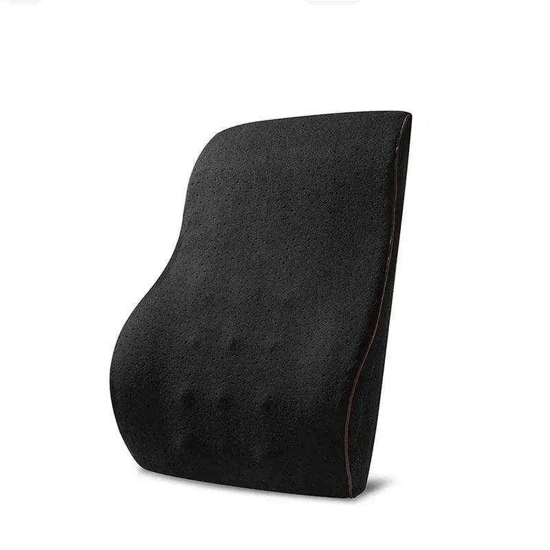 Memory Foam Lumbar Back Support Cushion Seat Waist Back Pillow Home Car Office