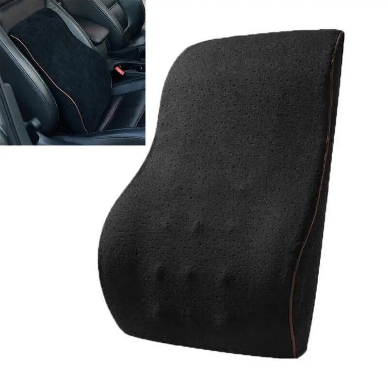 Memory Foam Lumbar Back Support Cushion Seat Waist Back Pillow Home Car Office