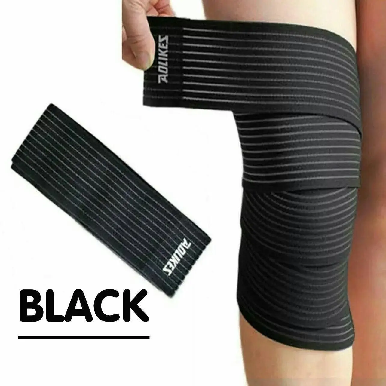 Sports Gym Bandage Wrap Compression Strap Wrist Knee Leg Ankle Elbow Band 180Cm