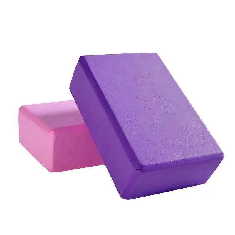 2Pcs Yoga Block Brick Foaming Home Exercise Practice Fitness Gym Sport Tool Au