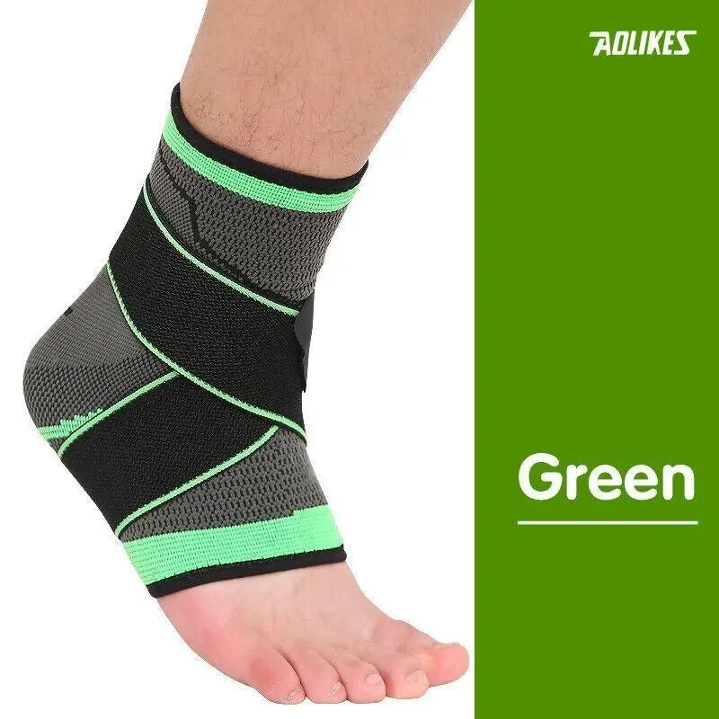 Aolikes Ankle Support Brace Compression Adjustable Heel Foot Protector Strap Au