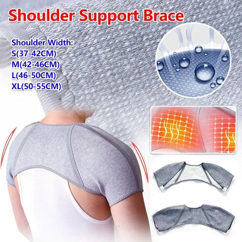 Double Shoulder Support Brace Strap Joint Sport Gym Arthritis Protector Wraps