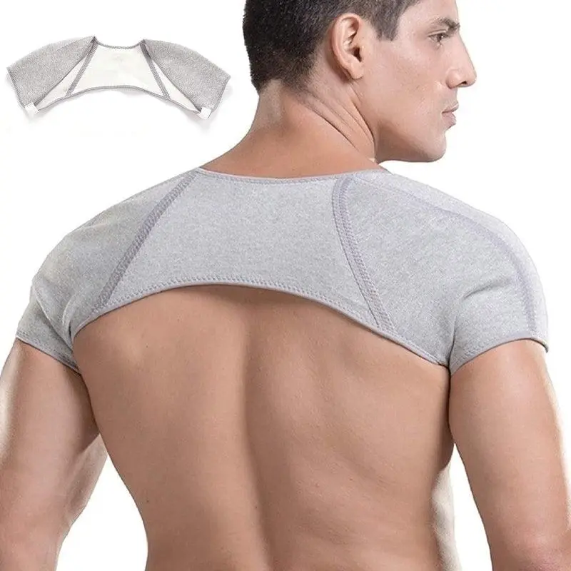 Double Shoulder Support Brace Strap Joint Sport Gym Arthritis Protector Wraps