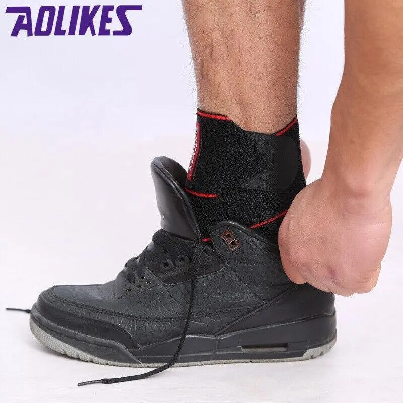 Aolikes Ankle Brace Support Compression Elastic Foot Wrap Protector Sport Au