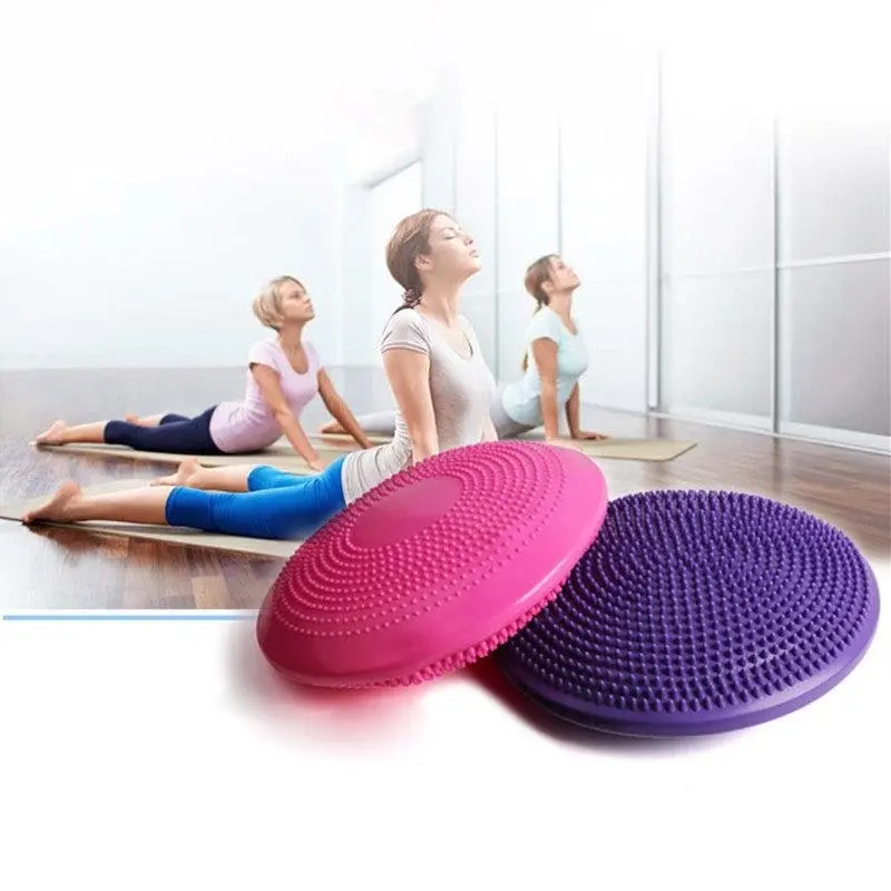 Balance Stability Cushion Wobble Air Disc Ankle Knee Strength Rehab Exercise