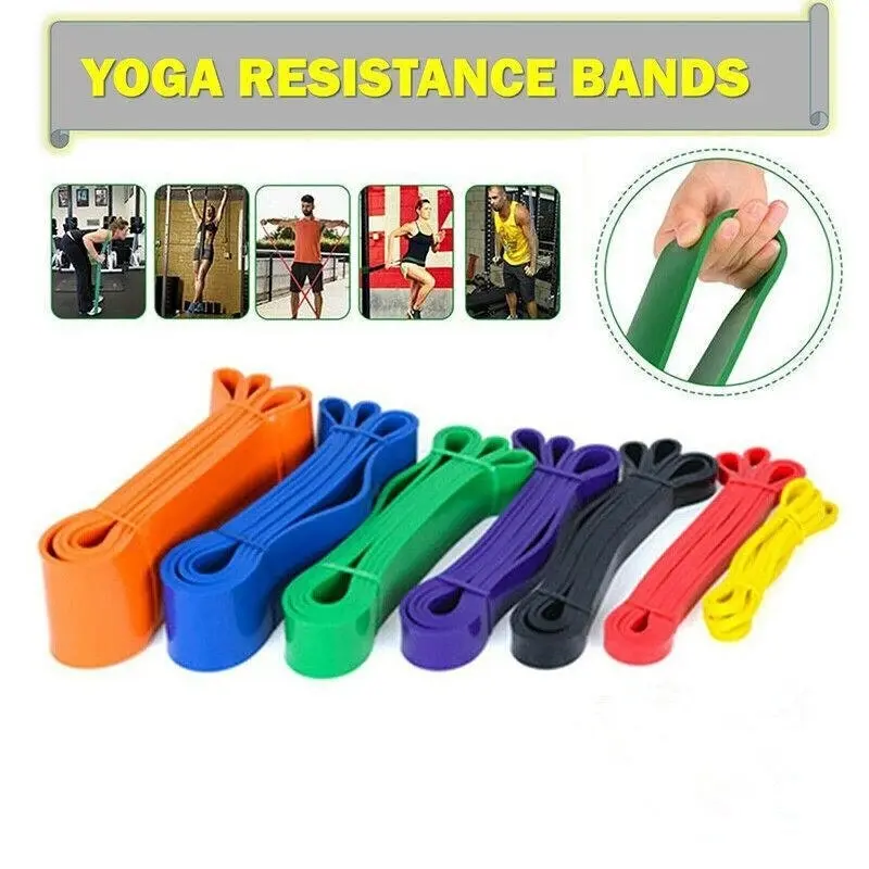 Heavy Duty Resistance Yoga Band Loop Exercise Fitness Workout Band Gym Band