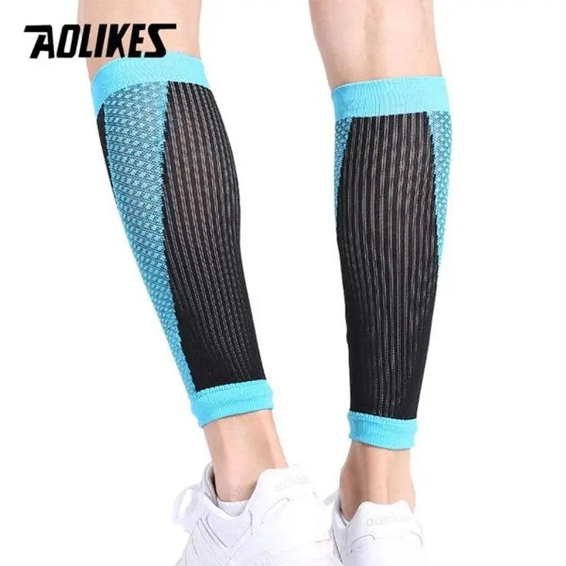 Aolikes L Size Compression Calf Sleeve Leg Brace Support Pain Relief Gym Running