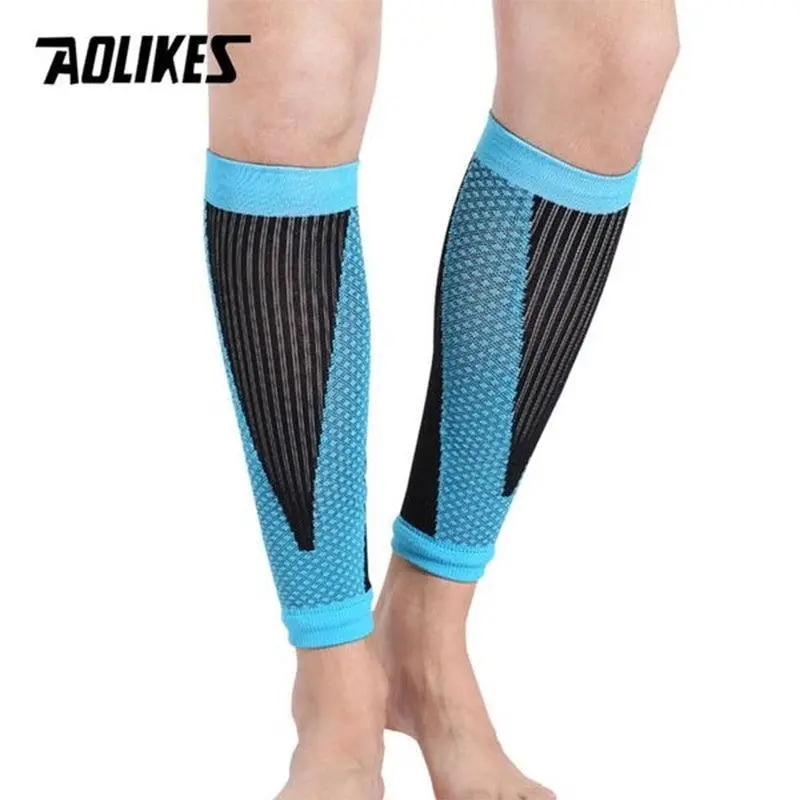 Aolikes L Size Compression Calf Sleeve Leg Brace Support Pain Relief Gym Running