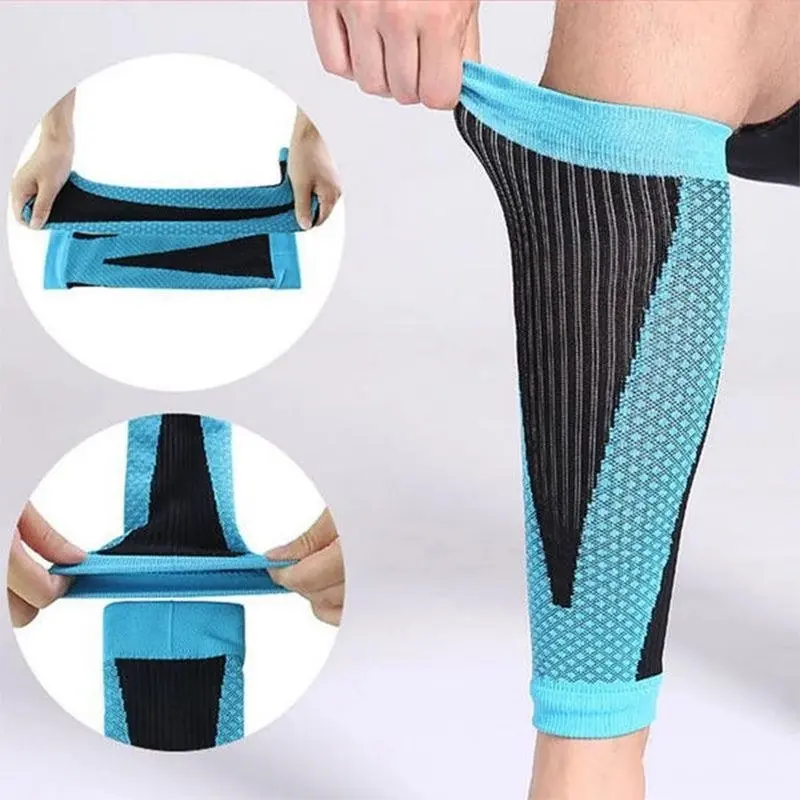 Aolikes L Size Compression Calf Sleeve Leg Brace Support Pain Relief Gym Running