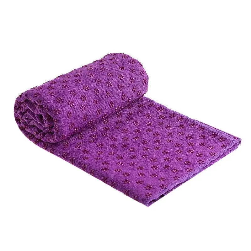 Non-Slip Yoga Towel Mat Eco-Friendly Fitness Gym Microfiber Blanket   Au Stock