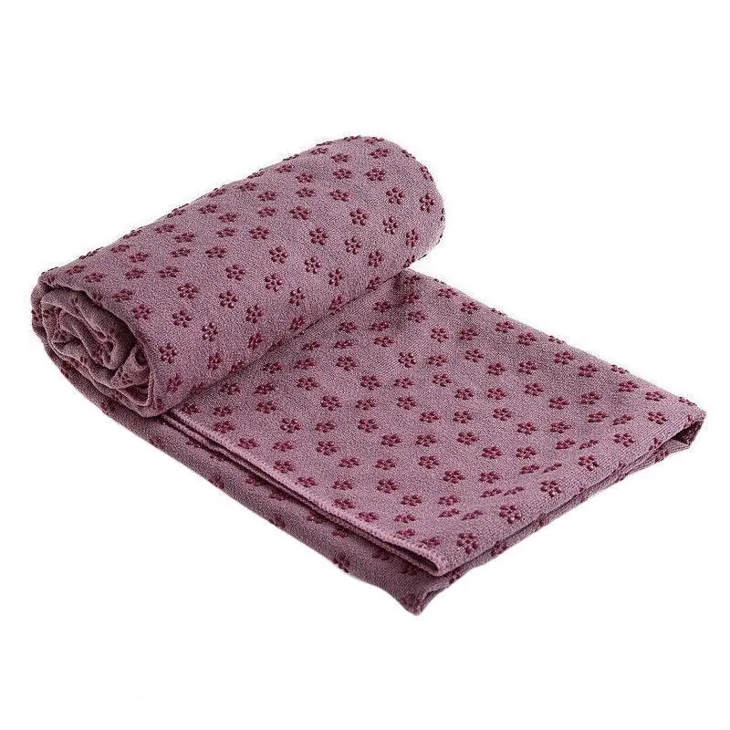 Non-Slip Yoga Towel Mat Eco-Friendly Fitness Gym Microfiber Blanket   Au Stock