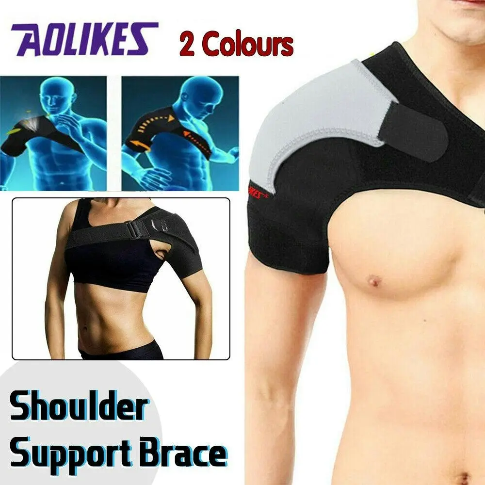 Aolikes Shoulder Brace Rotator Cuff Pain Relief Support Therapy Belt Sleeve Au