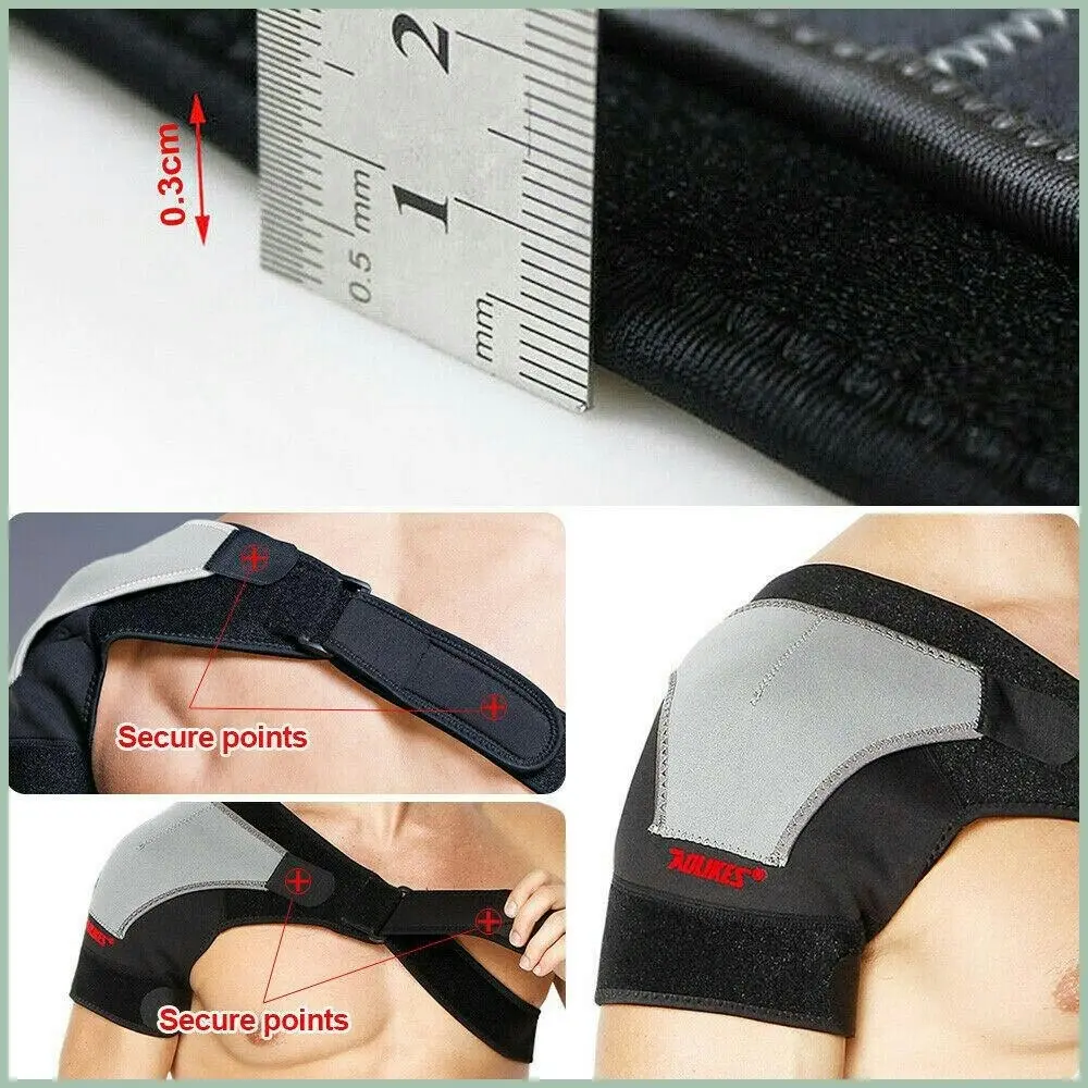 Aolikes Shoulder Brace Rotator Cuff Pain Relief Support Therapy Belt Sleeve Au