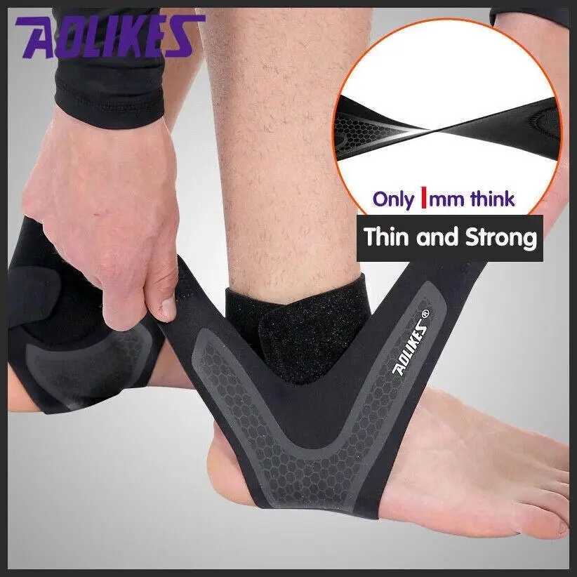 Aolikes Adjustable Sports Elastic Ankle Brace Support Compression Protector Wrap