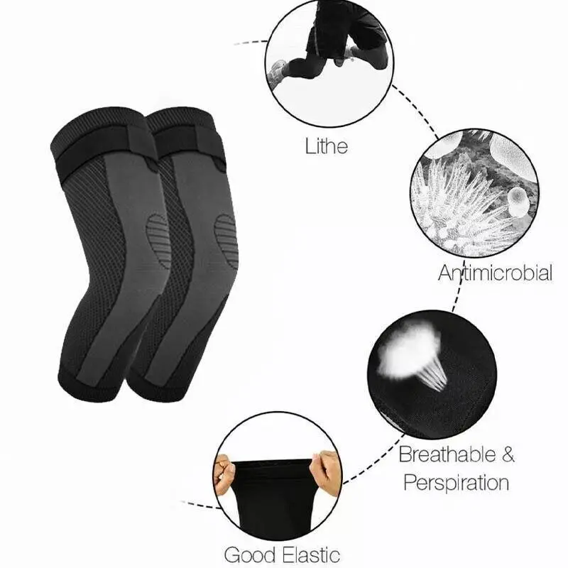 Aolikes Compression Knee Brace Full Leg Sleeve Support Thigh High Sports Gym Au