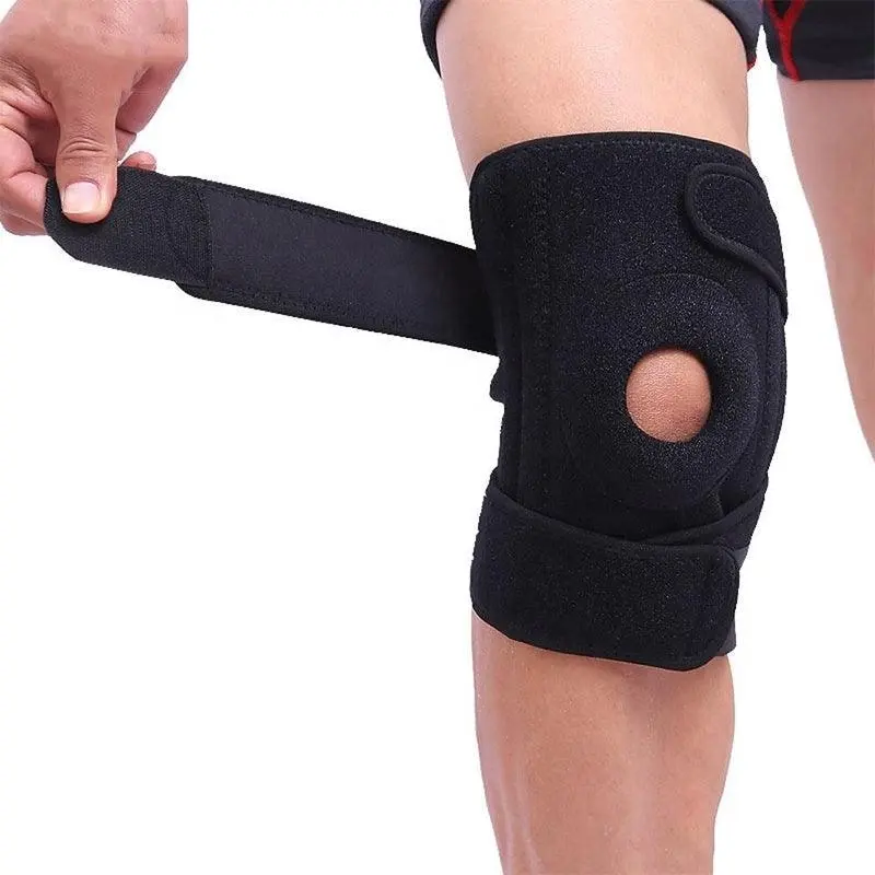 Aolikes Elastic Adjustable Knee Brace Fastener Patella Support Gym Relief Strap