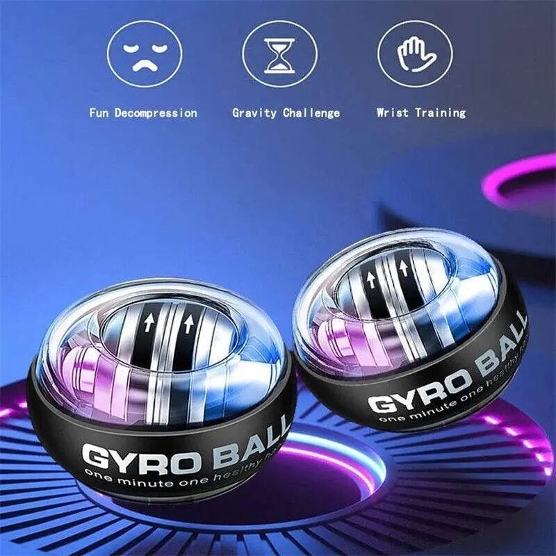 Led Wrist Ball Trainer Relax Gyroscope Ball Muscle Power Ball Gyro Arm Exerciser