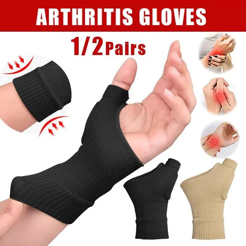 Wrist Thumb Support Tendonitis Hand Brace Basal Joint Sleeves Arthritis Gloves