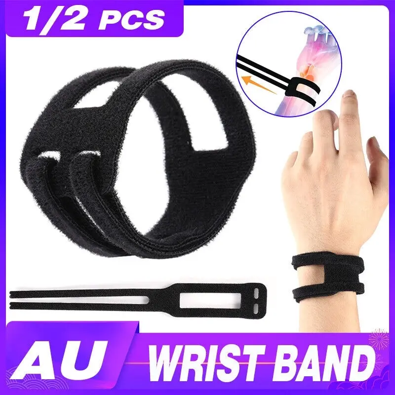 UP TO 2PCS Wrist Band Ulnar Fix Sports Yoga Tear Sprain Protection Pain Injury