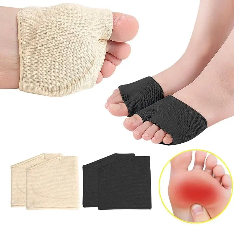 2x Gel Metatarsal Pads Sleeve Ball Of Foot Cushions Metatarsalgia Sore Forefoot