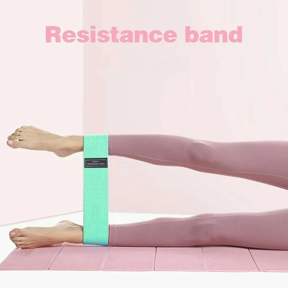 M 8*64CM Resistance Booty Bands Hip Circle Loop Bands Set Gym Home Exercise Women