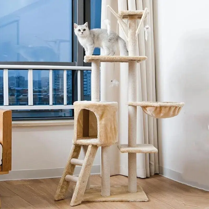 Cat Tree Scratching Post Gym House Condo Scratcher Furniture Tower