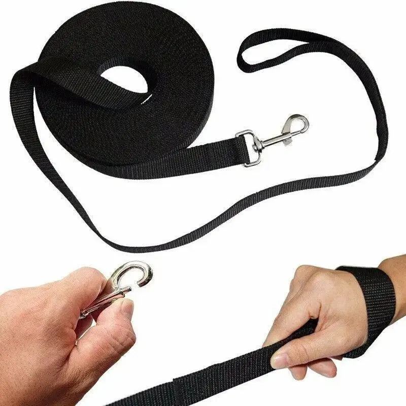 50Ft/15M Long Dog Lead Pet Puppy Leash Training Obedience Recall Walk Tracking