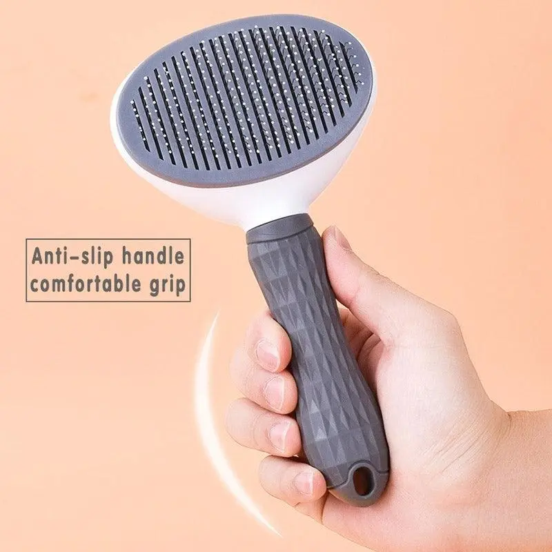 Pet Dog Cat Grooming Comb Brush Tool Gently Removes Loose Undercoat Knots Mats