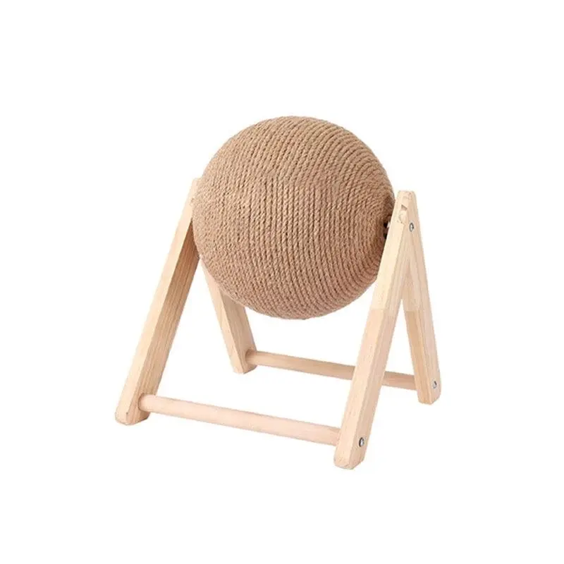 Cat Scratching Ball Cat Scratcher Toy Cats Scratcher Post Natural Sisal Au Stock