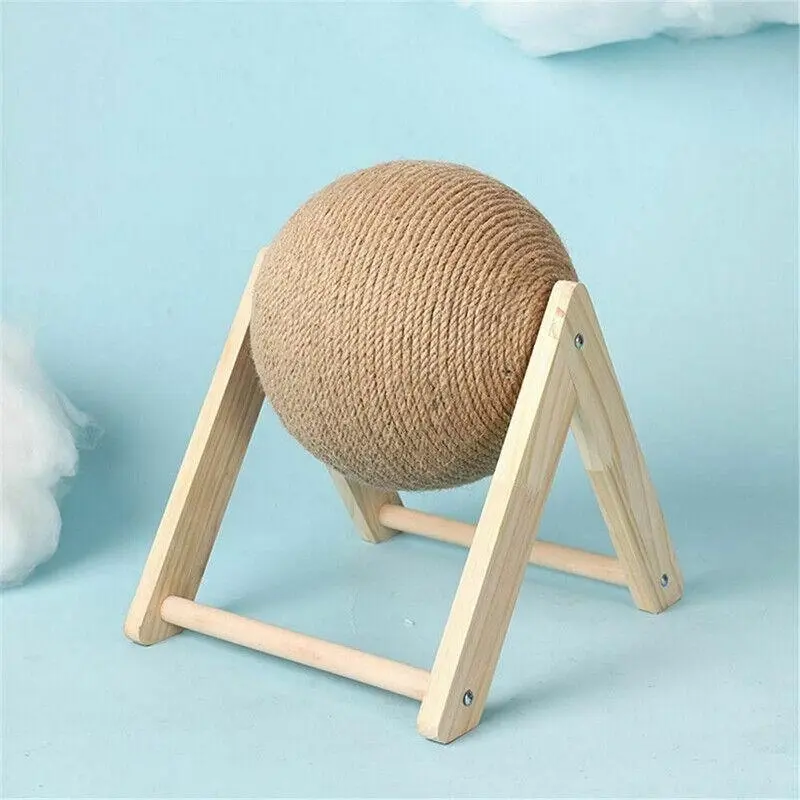 Cat Scratching Ball Cat Scratcher Toy Cats Scratcher Post Natural Sisal Au Stock