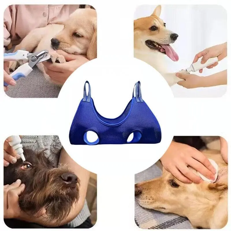 L Size Hammock Helper Pet Dog Cat Grooming Restraint Bags For Bathing Trimming Nail